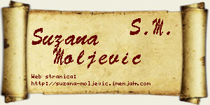 Suzana Moljević vizit kartica
